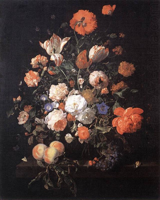 A Vase of Flowers, Rachel Ruysch